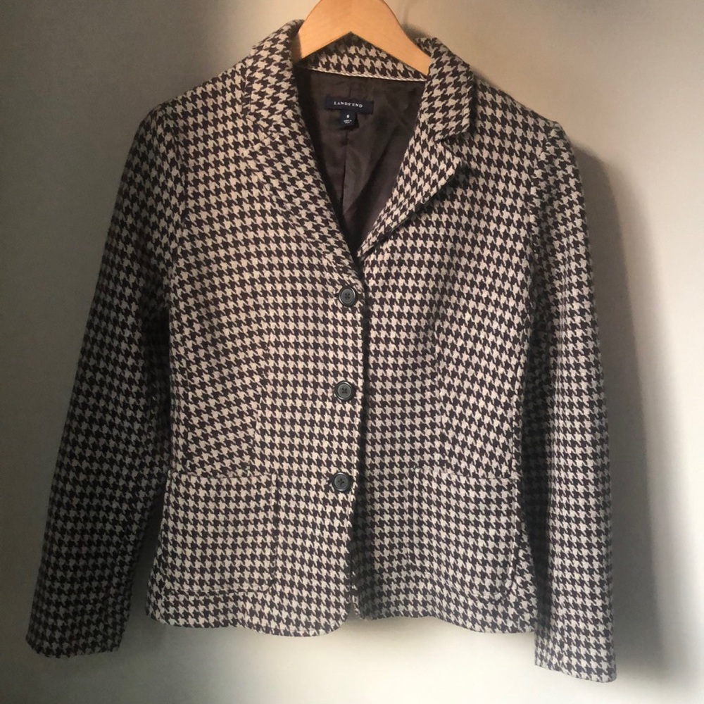 Land’s End Knit Jacket 🧥 Coat Women’s Size 6